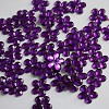 Strass Flowers Paars