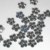 Strass Flowers Zilver