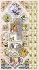 Joy embossed glitter sticker Vogels - Olifant 1