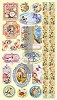 Joy embossed glitter sticker Vogels - Olifant 3