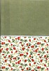 Han - Ji papier Aardbei - Goud bloem A5 - papier/115642/7005