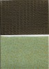 Han - Ji papier Goud bloem groen - Goud zwart A5 - papier/115642/7004