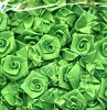 Bloemetjes 1,5cm. Appeltjes groen