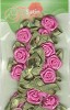 Satin Flowers - Fuchsia