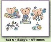 Clear stempelset Stampies Baby`s - stem/st10005