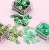Pailletten Sequins Trio 6mm cup 3 x 4 gram emerald