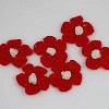 Crochet rood-wit