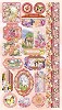 Joy embossed glitter sticker Paarden