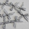 Strikjes zilver-zilver