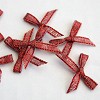 Strikjes rood-rood