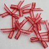 Strikjes rood-rood