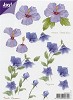 Joy! Knipvel A5 Bloemen Paars - sale/6010/0017