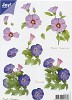 Joy! Knipvel A5 Bloemen blauw - sale/6010/0019