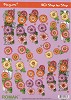 Megumi knipvel A4 bloemen - sale/P0-000-41
