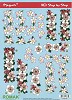 Megumi knipvel A4 bloemen - sale/P0-000-40