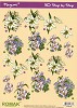 Megumi knipvel A4 bloemen - sale/P0-000-45