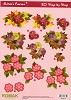 Romak Ritva`s Fairies knipvel A4 bloemen - sale/P0-300-19