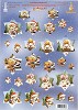 pyramide knipvel A4 Mylo & Friends Kerst - sale/Mylo03