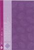 Perkament vellum papier A4 paisley paars - sale/P62532