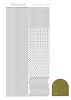 Hobbydots stickervel Serie 1 Mirror Gold