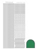 Hobbydots stickervel Serie 1 Mirror Green