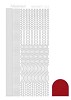 Hobbydots stickervel Serie 2 Mirror Red