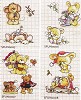 MD Clear Stamp Beary Sweet Set van 4 stempels - stem/SFUN008SET