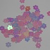 Bloemenpailletten baby roze 
