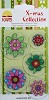 Clear stamp bloemen fantasie kerst