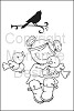 MD Eline`s Clear stamp Turtle dove