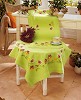 Voorbedrukt Tafelkleed Viooltjes 80x80 cm Groen