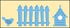 MD Creatables stencil Fence
