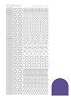 Hobbydots stickervel Serie 11 Mirror Purple