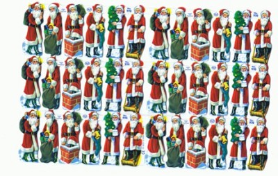 Poezieplaatje A5 kerstman