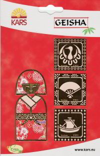 Mal Erica Geisha Embossing set 1 ( 4 mallen )