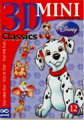 3D Mini boekje nr. 12 Disney classics