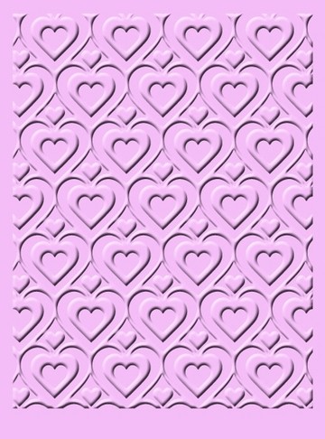 Cuttlebug embossing stencil Kimmy - luvs