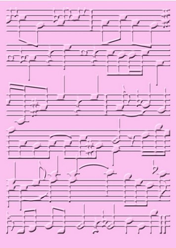 Cuttlebug embossing stencil Marg`s Melodies
