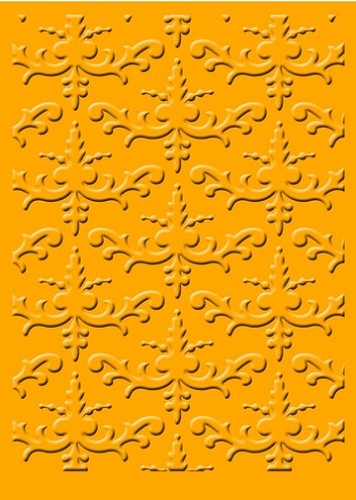 Cuttlebug embossing stencil Nat