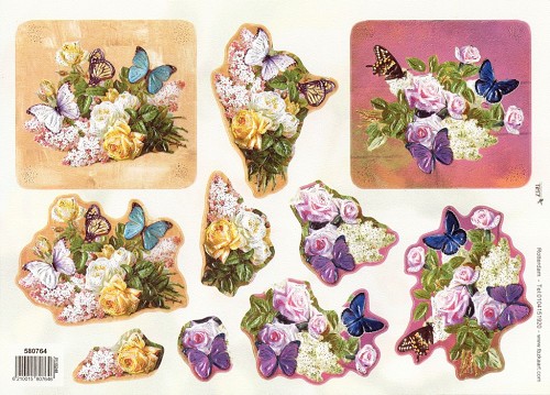 TBZ Stansvel A4 Bloemen