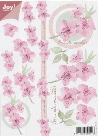 Joy! Knipvel A5 Bloemen Rose